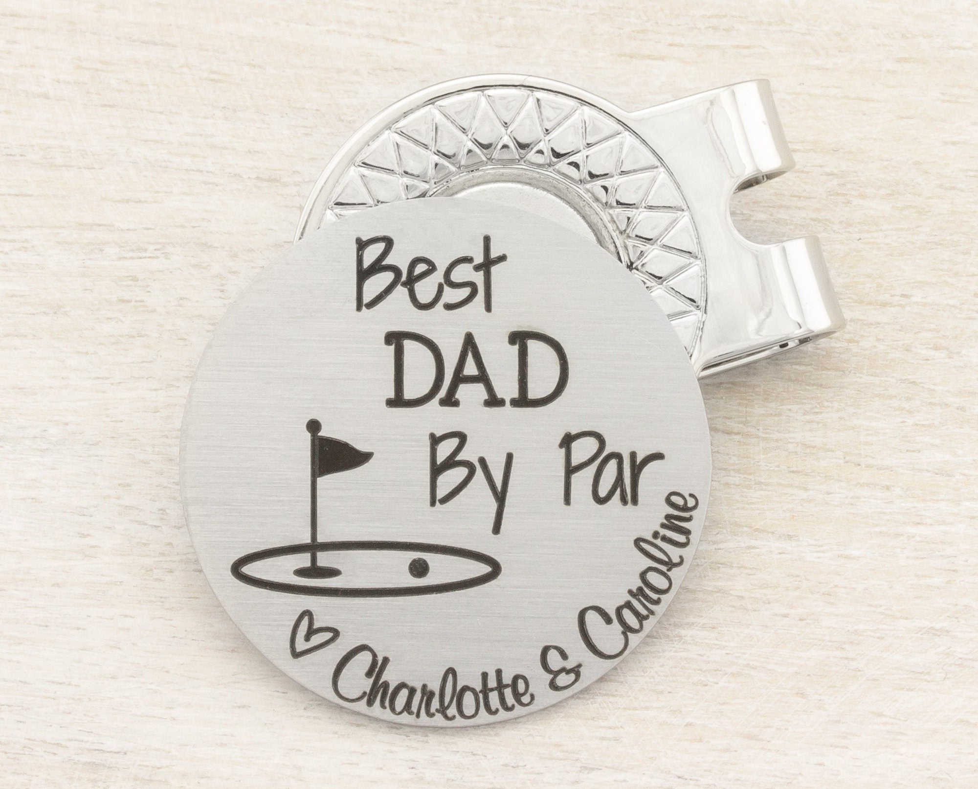 Best Dad By Par Custom Kids Names, Christmas Golf Gift For Dad, Dad Golf  Gift Sign - Best Personalized Gifts For Everyone