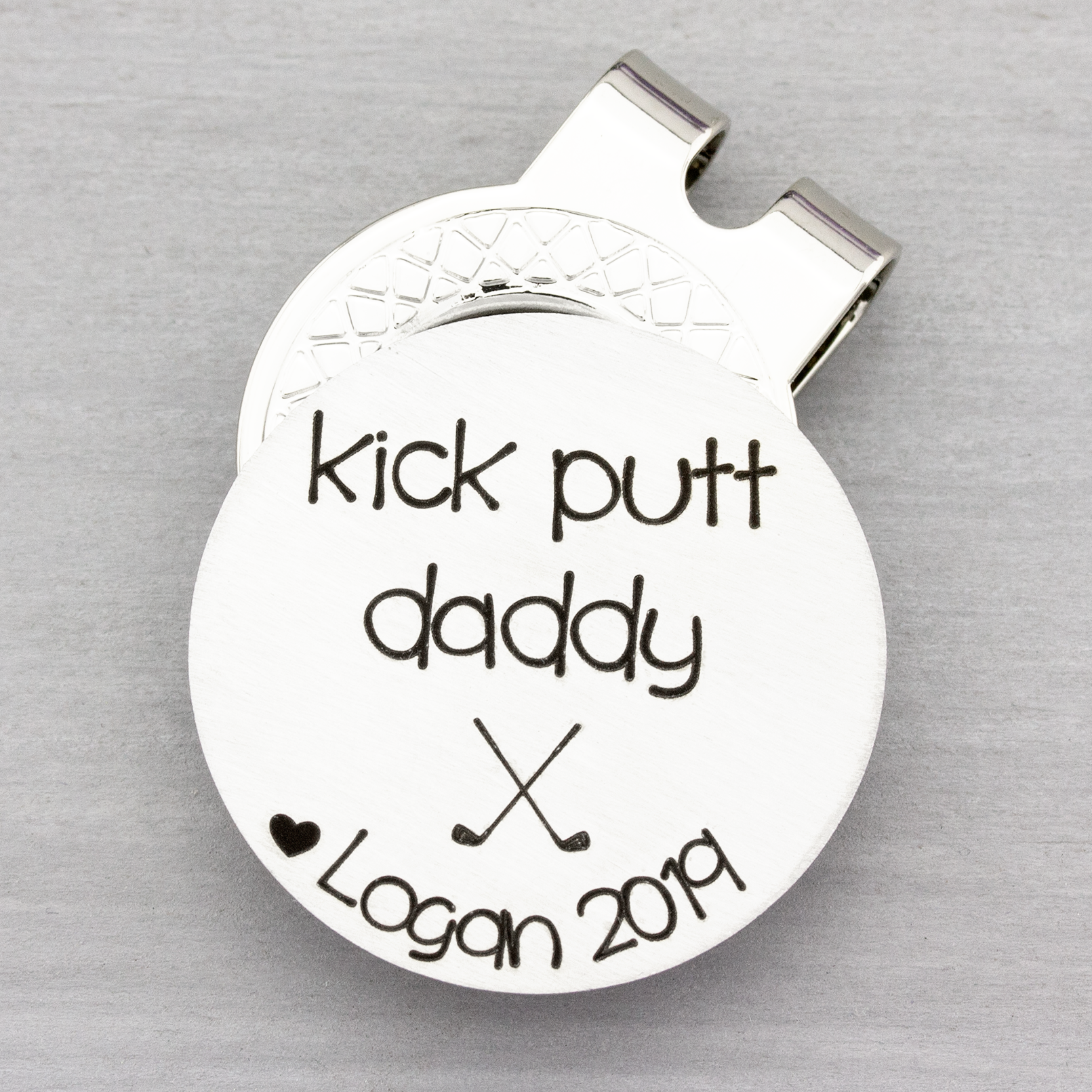 New Daddy Golf Ball Marker and Hat Clip - Heartfelt Tokens